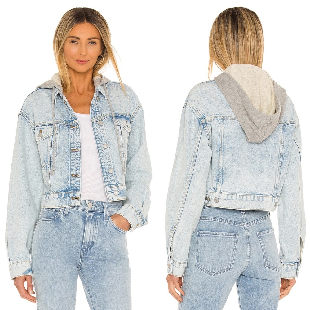 Free People Brando Denim Jacket in Malta Wash